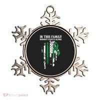 Nobody Alonefunny Gift Traumatic Brain Injury Awareness Ribbon Gift Ornament thumb 0