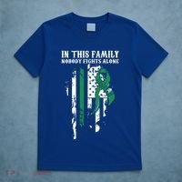 Nobody Alonefunny Gift Traumatic Brain Injury Awareness Ribbon Gift T-Shirt thumb 5