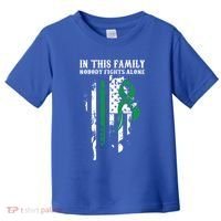 Nobody Alonefunny Gift Traumatic Brain Injury Awareness Ribbon Gift Toddler T-Shirt thumb 0