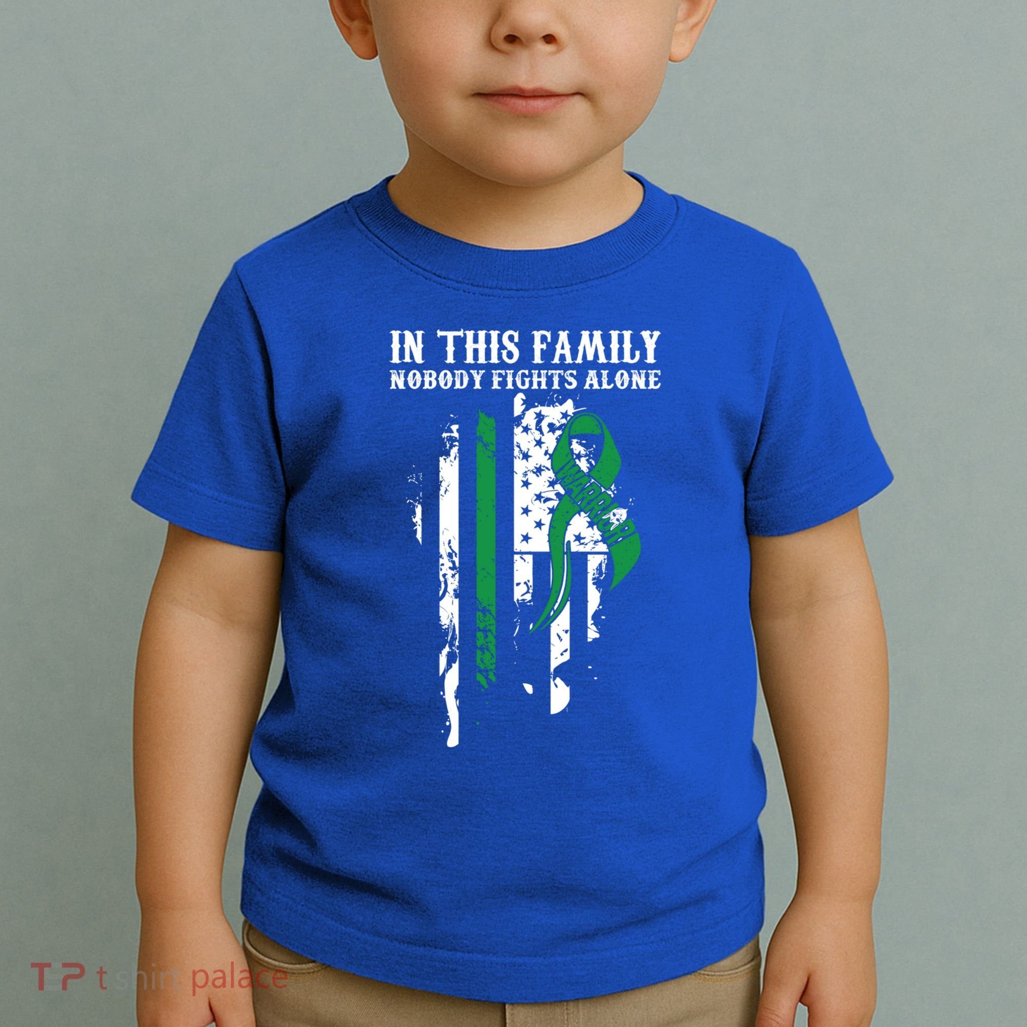 Nobody Alonefunny Gift Traumatic Brain Injury Awareness Ribbon Gift Toddler T-Shirt