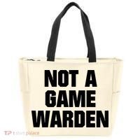 Not A Game Warden Tote Bag thumb 0