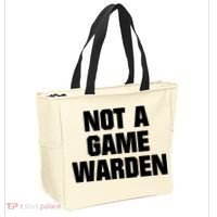 Not A Game Warden Tote Bag thumb 2