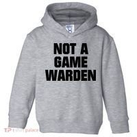 Not A Game Warden Toddler Hoodie thumb 0