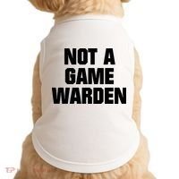 Not A Game Warden Doggie Tank thumb 0