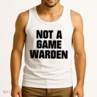 Not A Game Warden Tank Top thumb 3