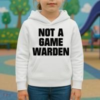 Not A Game Warden Kids Hoodie thumb 3