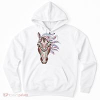 Native American Geometric Horse Hoodie thumb 0