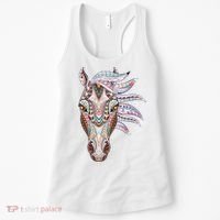 Native American Geometric Horse Women's Tank Top thumb 0