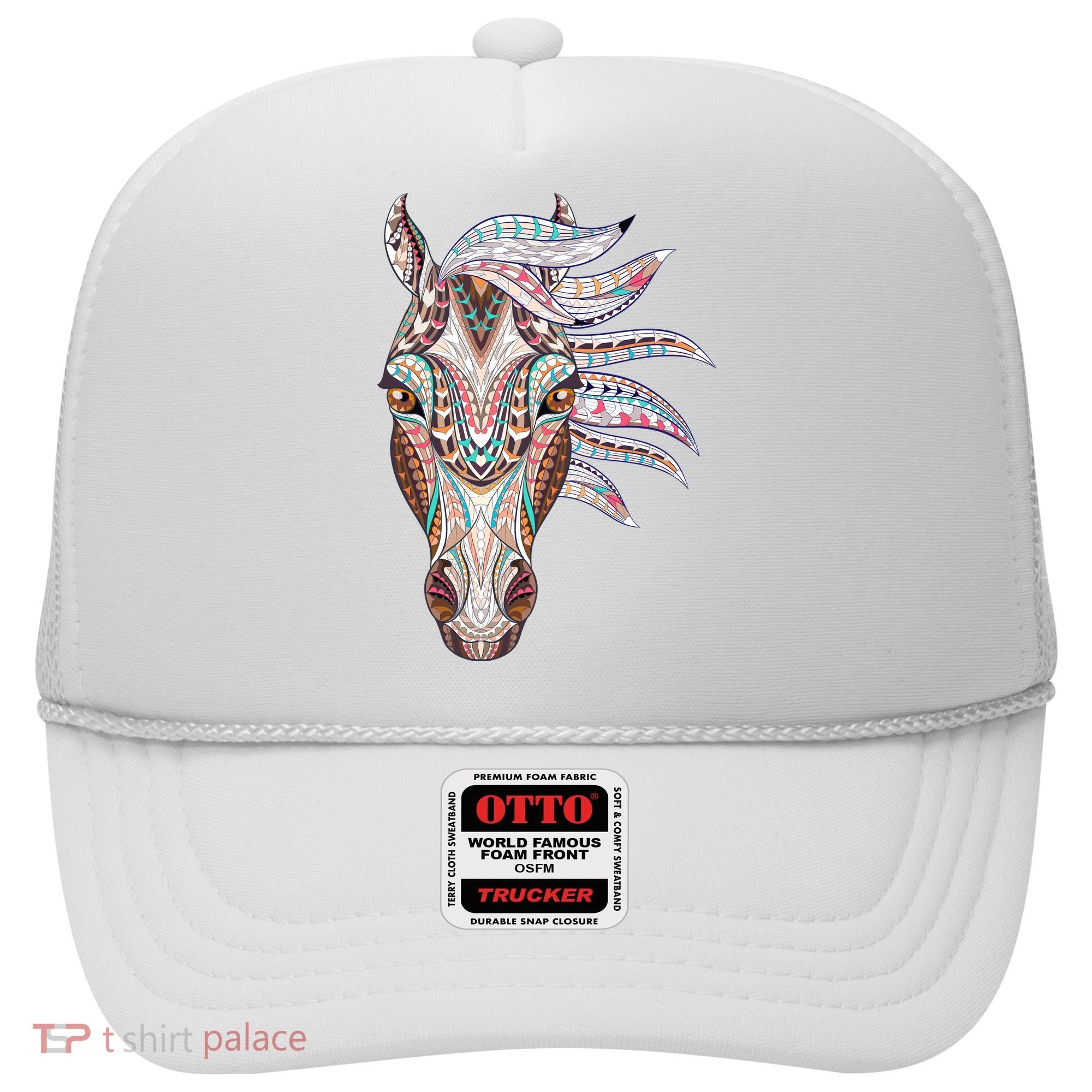 Native American Geometric Horse Hat