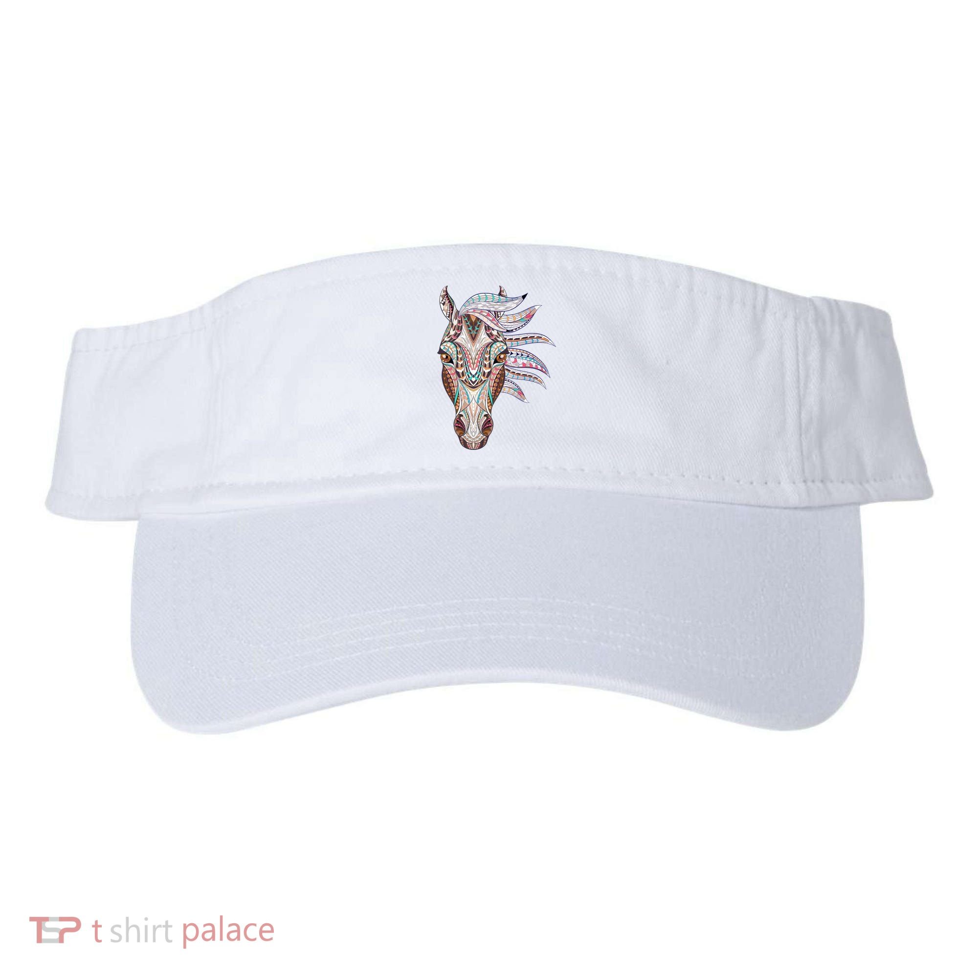 Native American Geometric Horse Visor