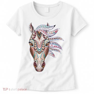 Native American Geometric Horse Women's T-Shirt