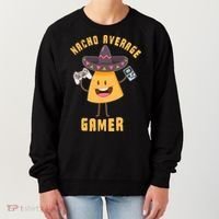 NACHO AVERAGE GAMER FUNNY GAMING MEME Women's Sweatshirt thumb 0