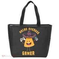 NACHO AVERAGE GAMER FUNNY GAMING MEME Tote Bag thumb 0