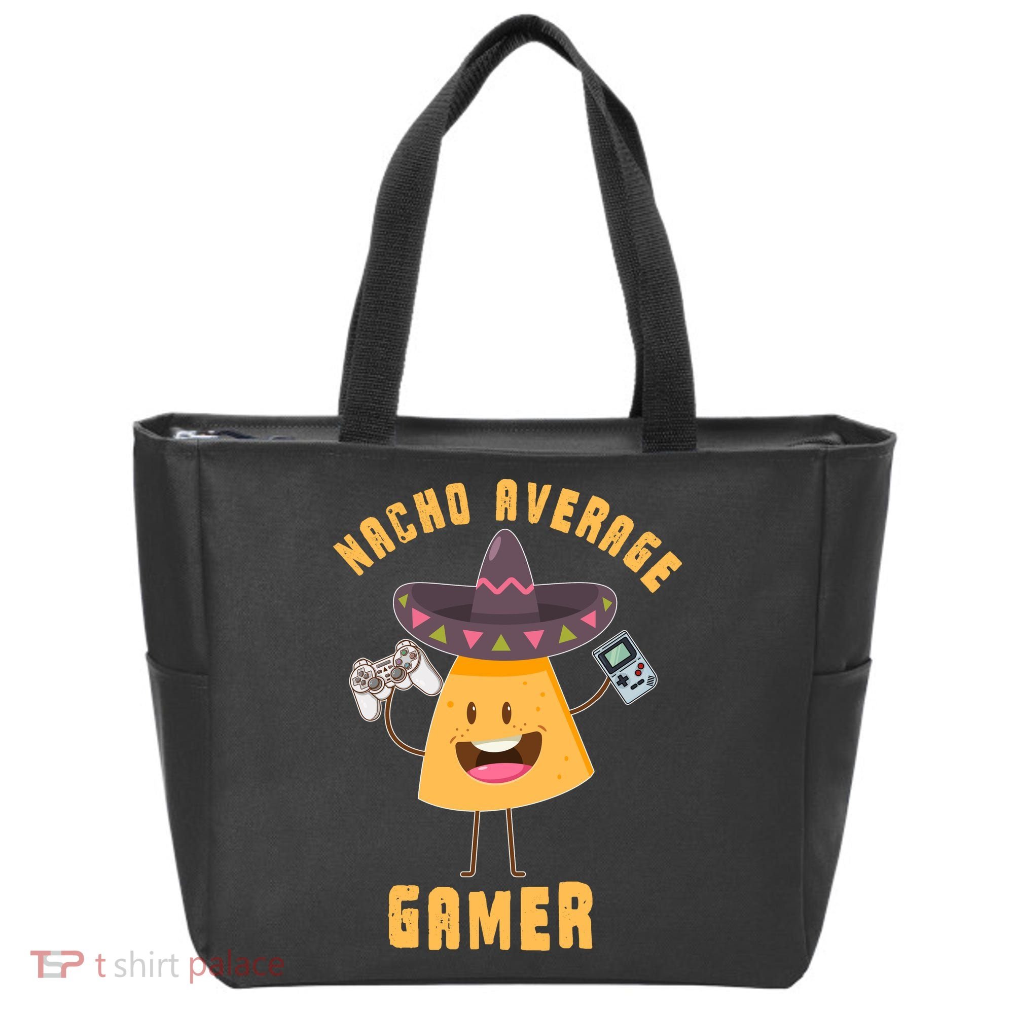 NACHO AVERAGE GAMER FUNNY GAMING MEME Tote Bag