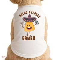 NACHO AVERAGE GAMER FUNNY GAMING MEME Doggie Tank thumb 0