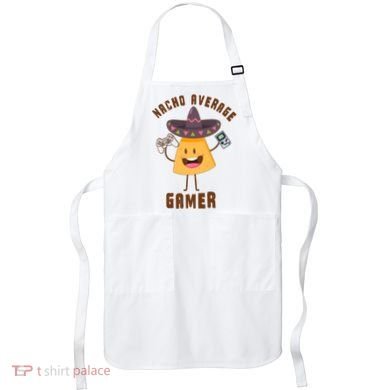 NACHO AVERAGE GAMER FUNNY GAMING MEME Apron