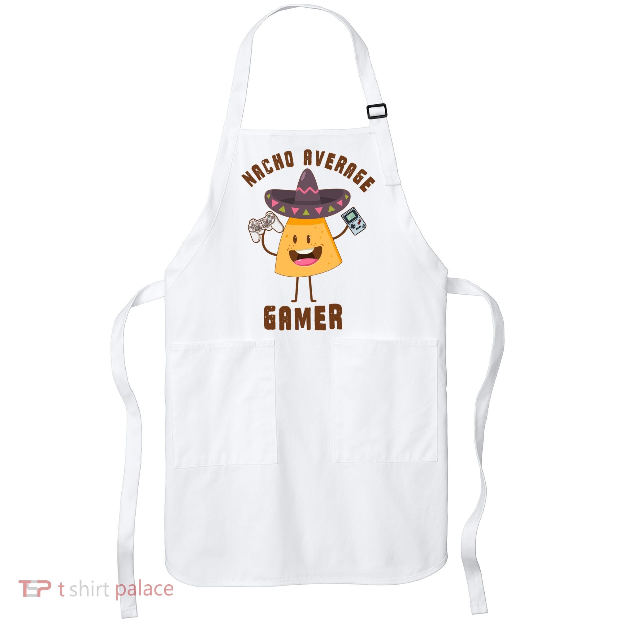 NACHO AVERAGE GAMER FUNNY GAMING MEME Apron