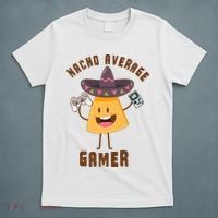 NACHO AVERAGE GAMER FUNNY GAMING MEME T-Shirt thumb 5