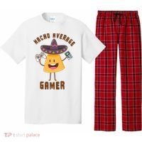 NACHO AVERAGE GAMER FUNNY GAMING MEME Pajama Set thumb 0