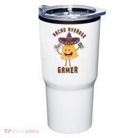 NACHO AVERAGE GAMER FUNNY GAMING MEME Tumbler thumb 0