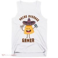NACHO AVERAGE GAMER FUNNY GAMING MEME Tank Top thumb 0