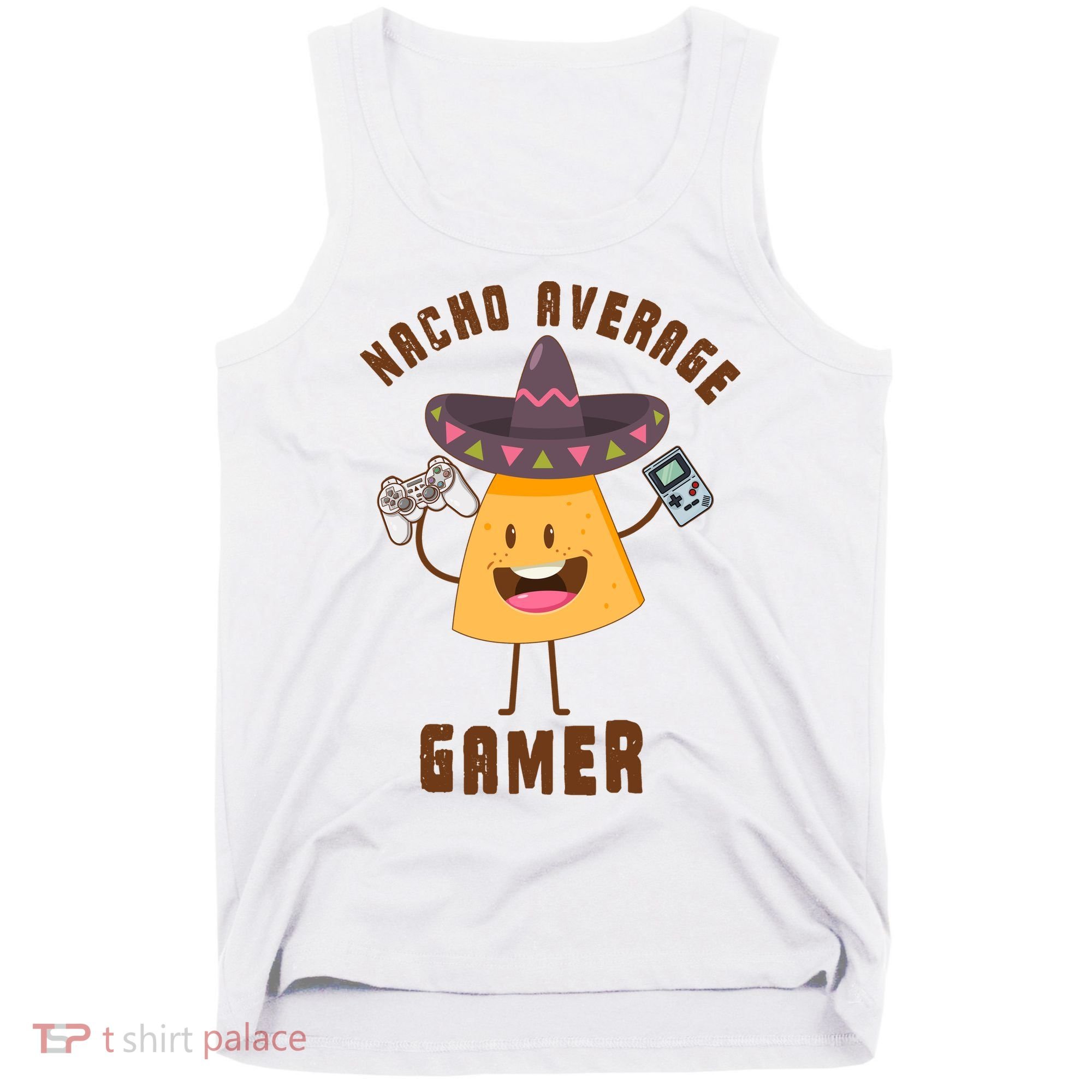 NACHO AVERAGE GAMER FUNNY GAMING MEME Tank Top
