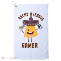 NACHO AVERAGE GAMER FUNNY GAMING MEME Golf Towel thumb 0