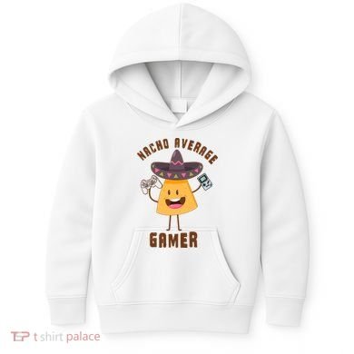 NACHO AVERAGE GAMER FUNNY GAMING MEME Kids Hoodie