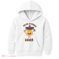 NACHO AVERAGE GAMER FUNNY GAMING MEME Kids Hoodie thumb 0