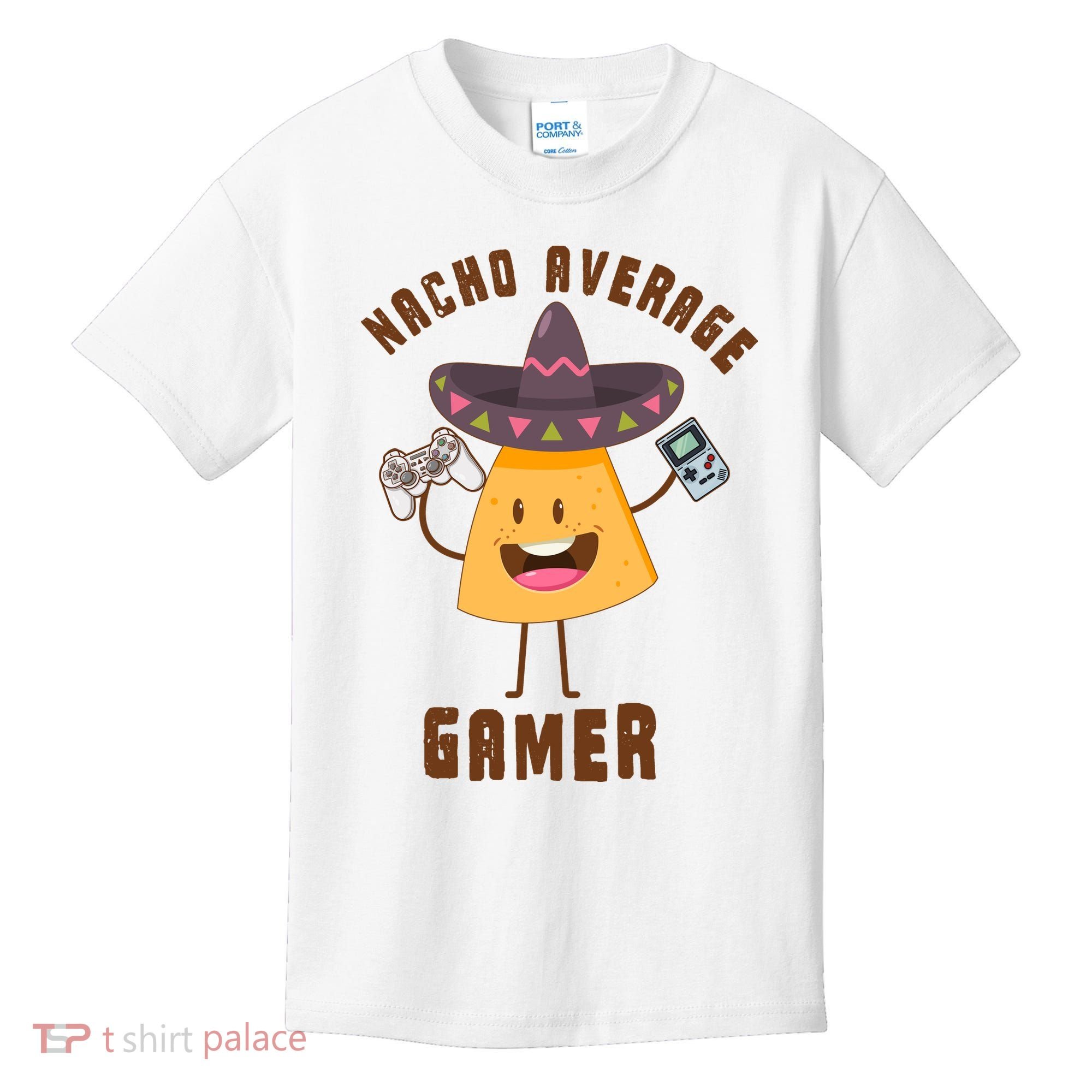 NACHO AVERAGE GAMER FUNNY GAMING MEME Kids T-Shirt