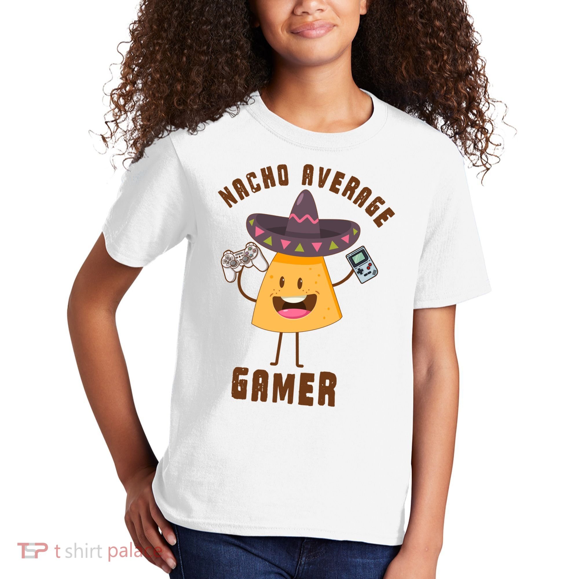 NACHO AVERAGE GAMER FUNNY GAMING MEME Kids T-Shirt