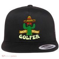Nacho Average Golfer Golfing Lover Golf Tournament Hobby Flat Bill Trucker Hat thumb 0