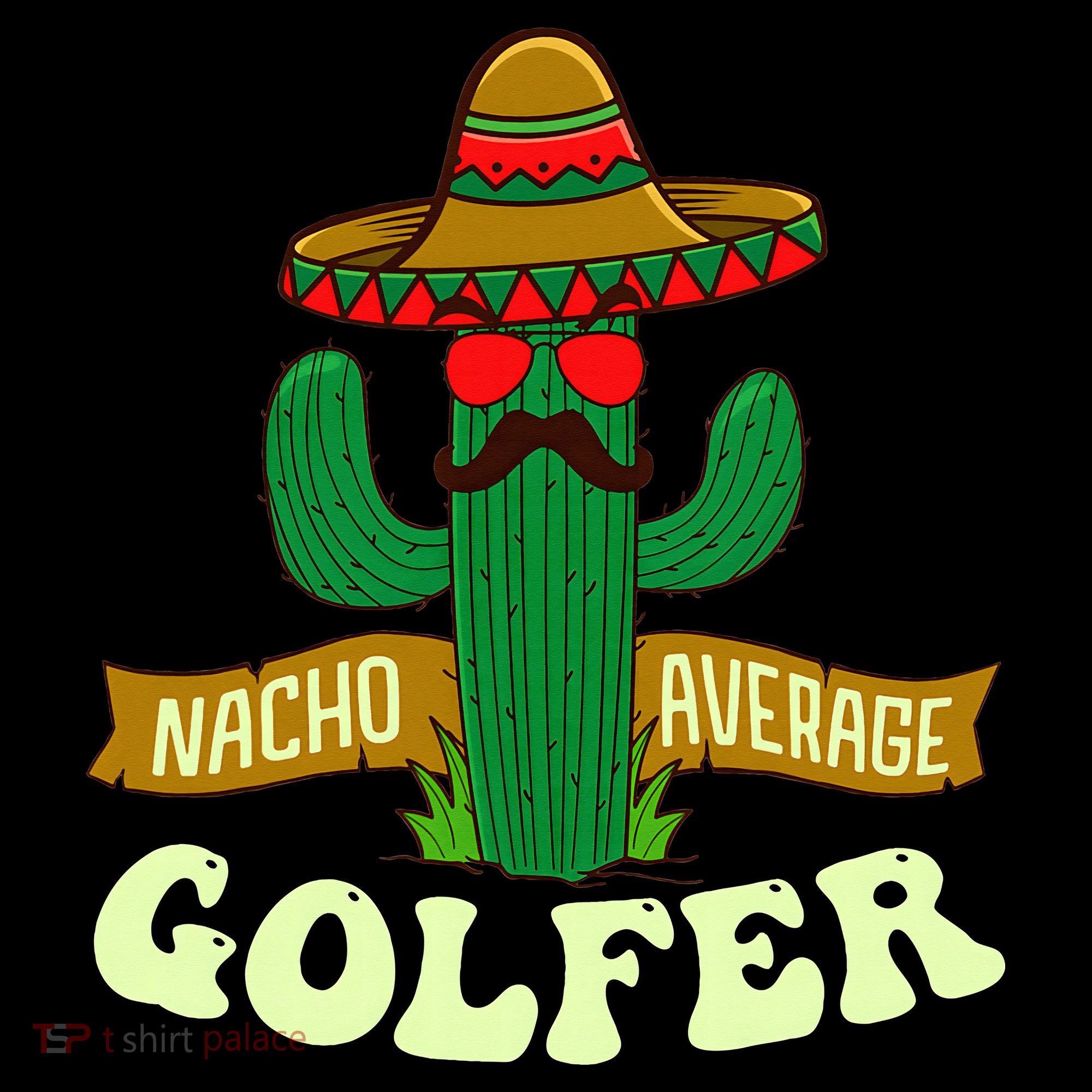 Nacho Average Golfer Golfing Lover Golf Tournament Hobby Women's Hoodie