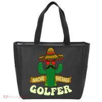Nacho Average Golfer Golfing Lover Golf Tournament Hobby Tote Bag thumb 0