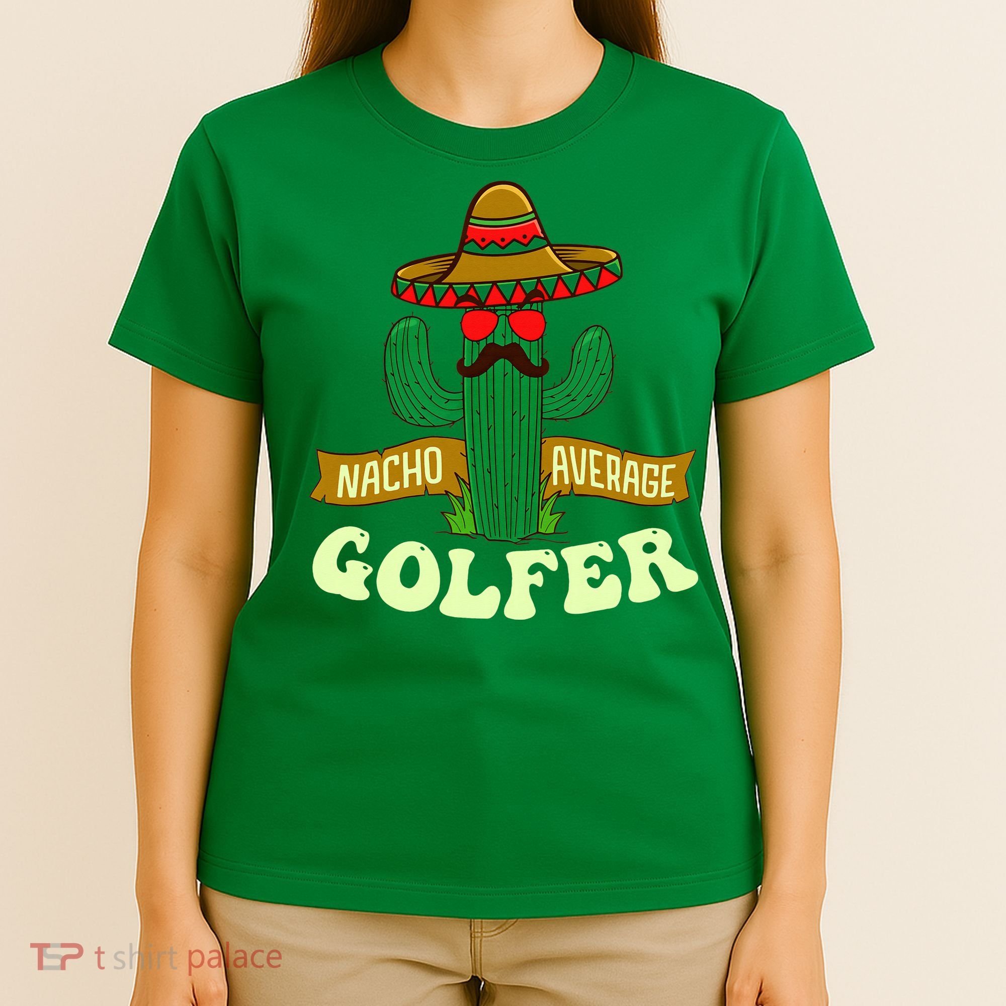 Nacho Average Golfer Golfing Lover Golf Tournament Hobby T-Shirt