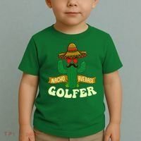 Nacho Average Golfer Golfing Lover Golf Tournament Hobby Toddler T-Shirt thumb 2