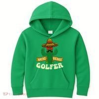 Nacho Average Golfer Golfing Lover Golf Tournament Hobby Kids Hoodie thumb 0