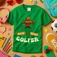 Nacho Average Golfer Golfing Lover Golf Tournament Hobby Kids T-Shirt thumb 3