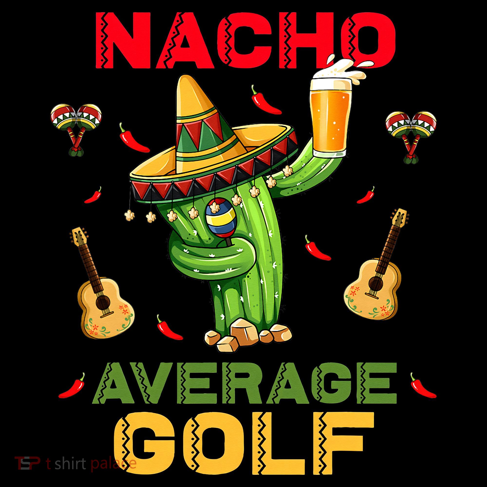 Nacho Average Golf Cinco De Mayo Mexican Fiesta Party Women's Hoodie