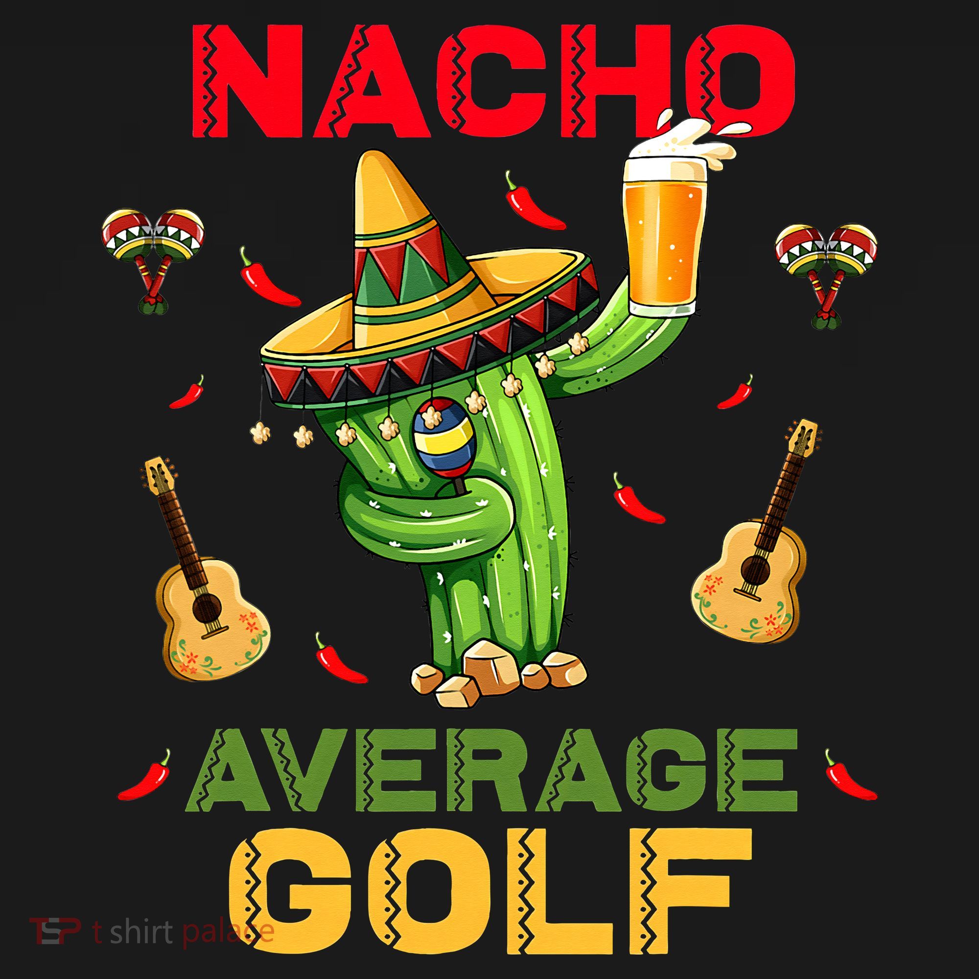 Nacho Average Golf Cinco De Mayo Mexican Fiesta Party Women's Tank Top