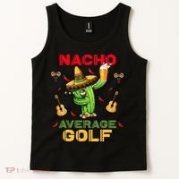 Nacho Average Golf Cinco De Mayo Mexican Fiesta Party Tank Top thumb 2