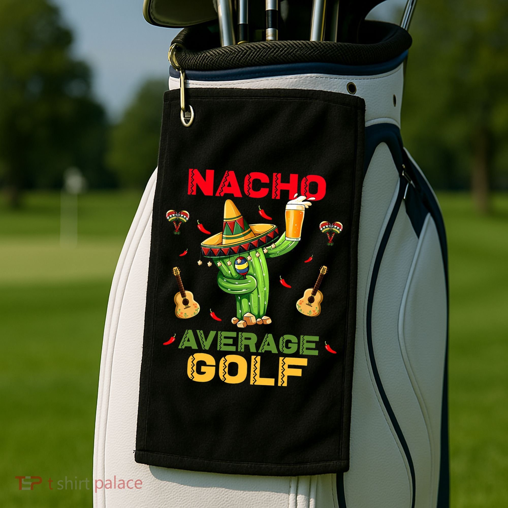 Nacho Average Golf Cinco De Mayo Mexican Fiesta Party Golf Towel