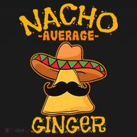 Nacho Average Ginger Mexican Redhead Cinco De Mayo Fiesta Ornament thumb 1