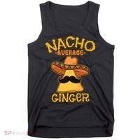 Nacho Average Ginger Mexican Redhead Cinco De Mayo Fiesta Tank Top thumb 0