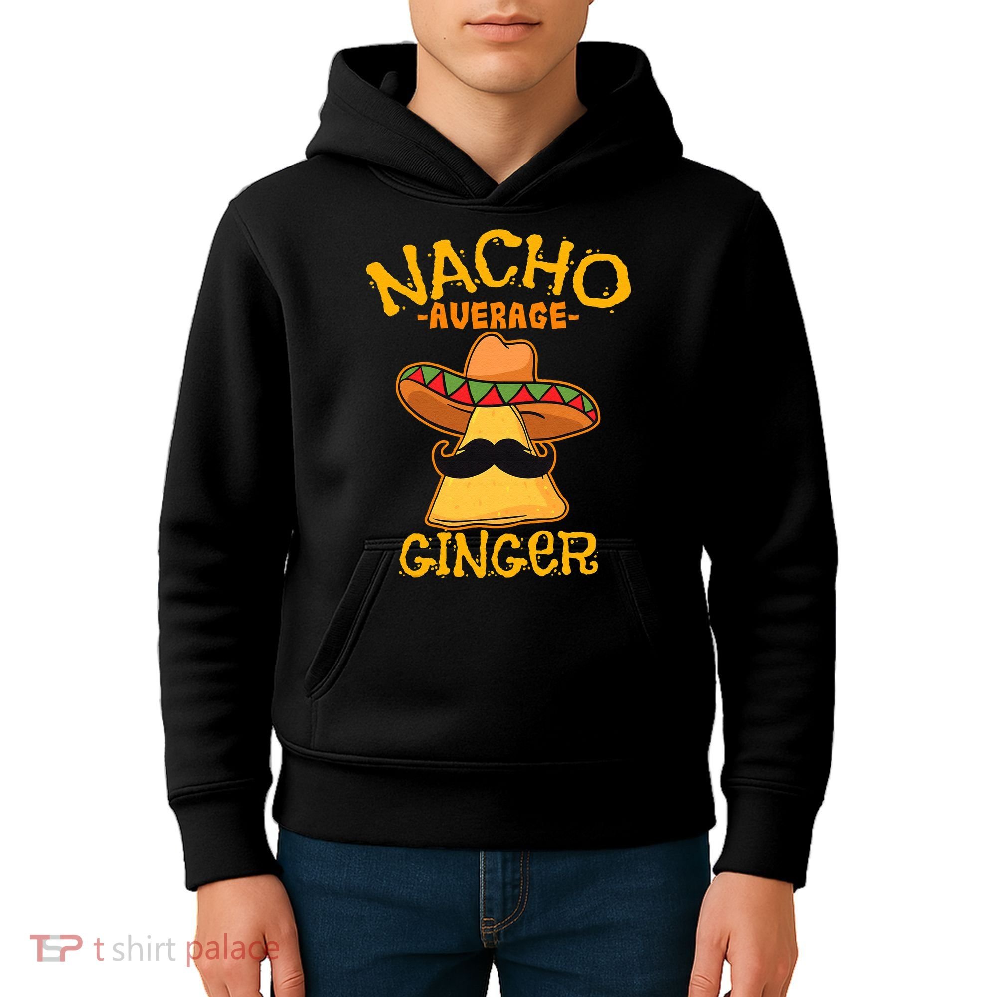Nacho Average Ginger Mexican Redhead Cinco De Mayo Fiesta Kids Hoodie