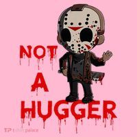 Not A Hugger Funny Jason Friday The 13th Funny Hugger Coaster thumb 2