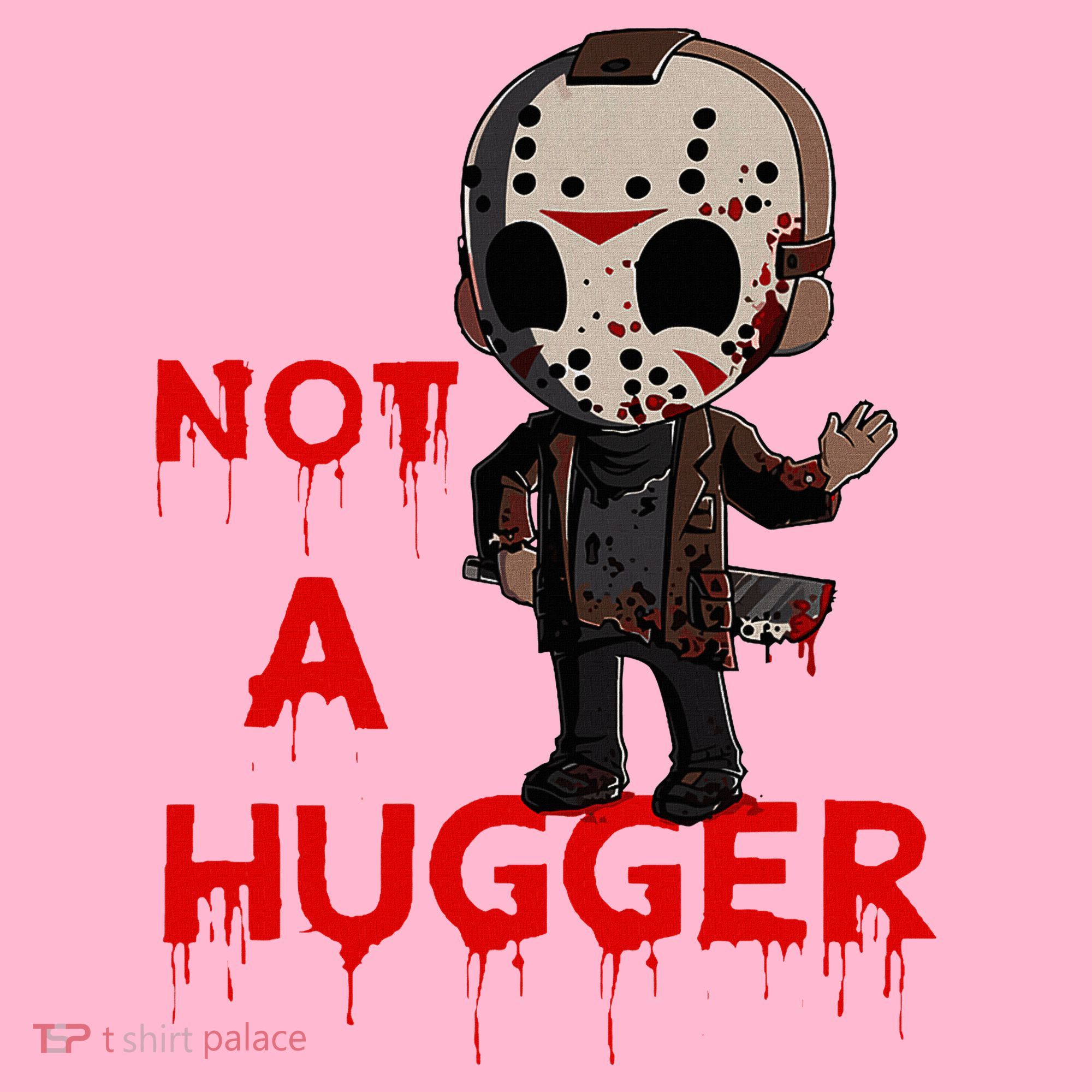 Not A Hugger Funny Jason Friday The 13th Funny Hugger Coaster