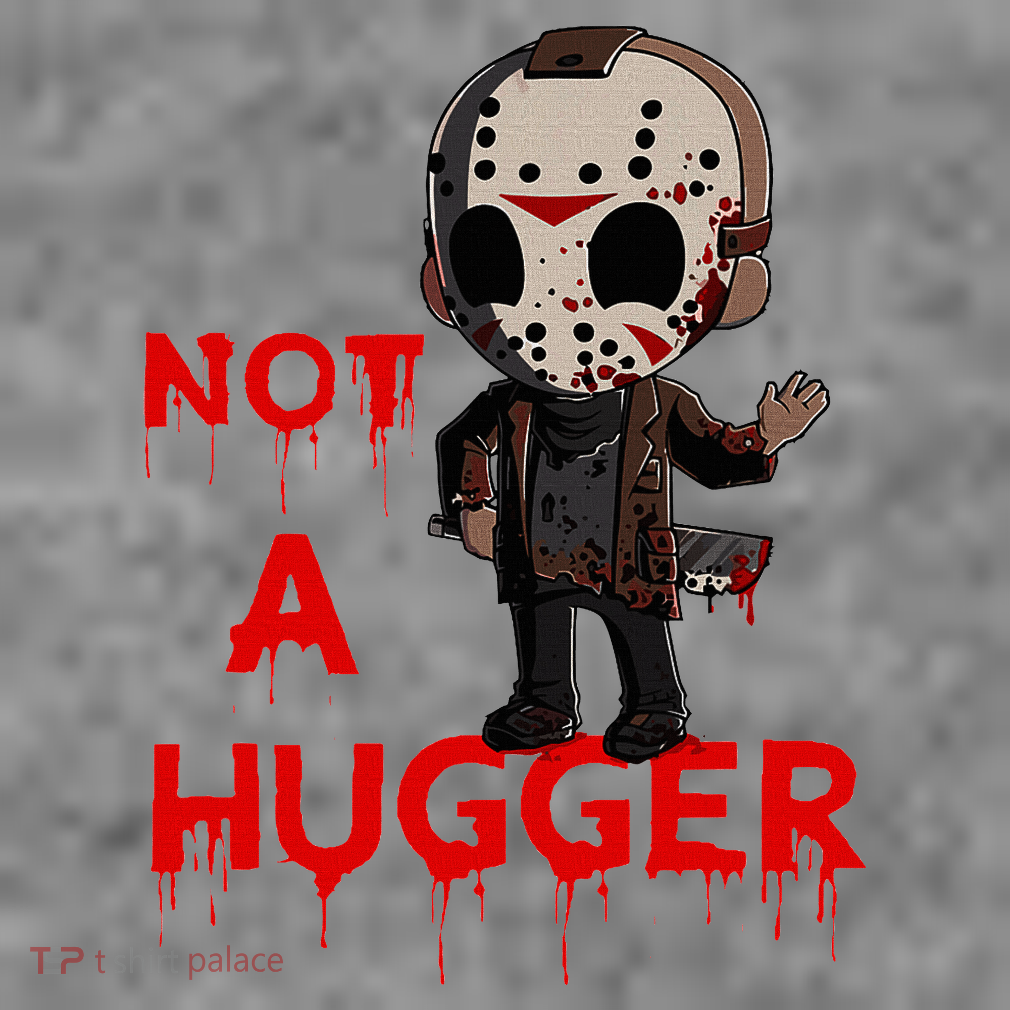 Not A Hugger Funny Jason Friday The 13th Funny Hugger Toddler Hoodie
