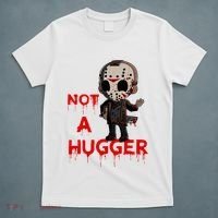 Not A Hugger Funny Jason Friday The 13th Funny Hugger T-Shirt thumb 5