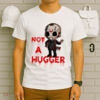 Not A Hugger Funny Jason Friday The 13th Funny Hugger T-Shirt thumb 6